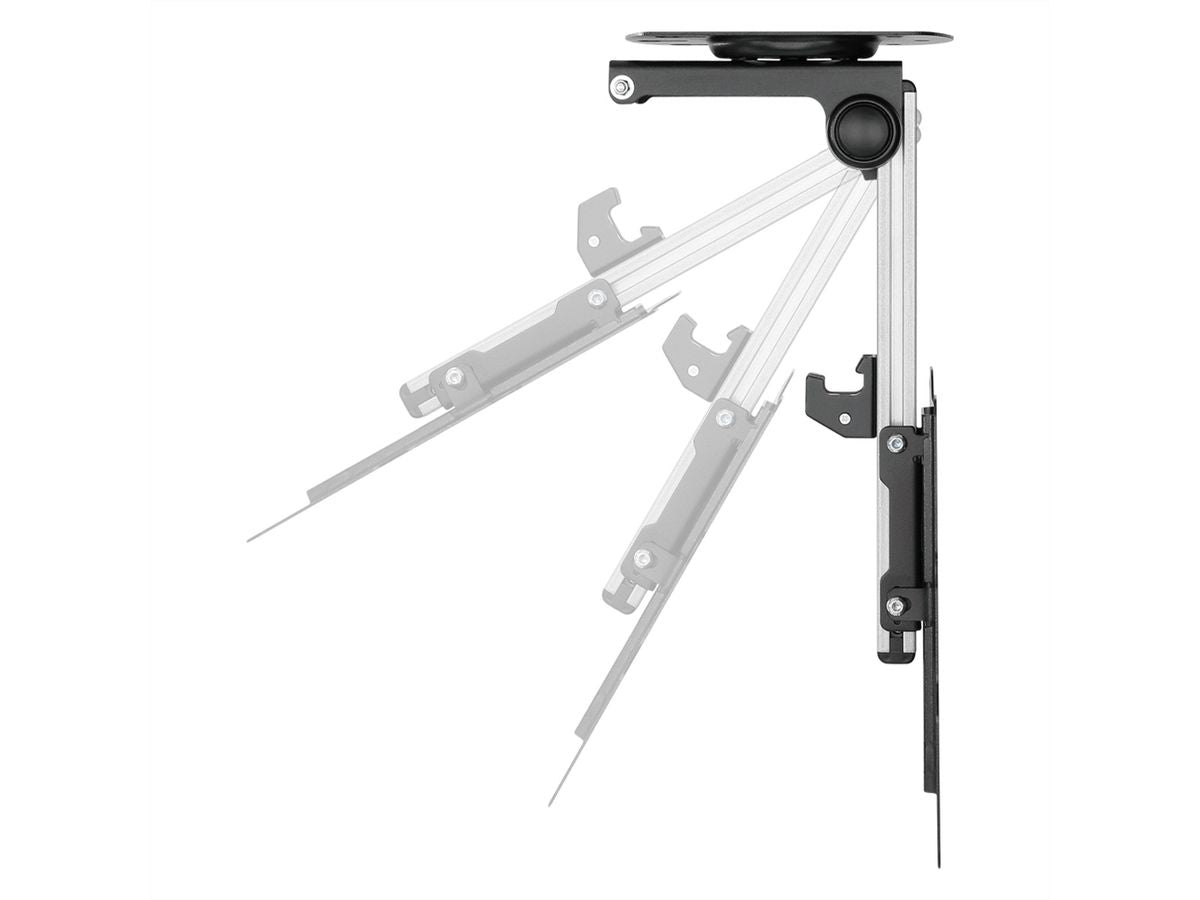 VALUE Deckenhalterung – Vollbeweglich – 17–37″ – VESA 75×75–200×200 – bis 20 kg, für 1 Display – 17.99.1186