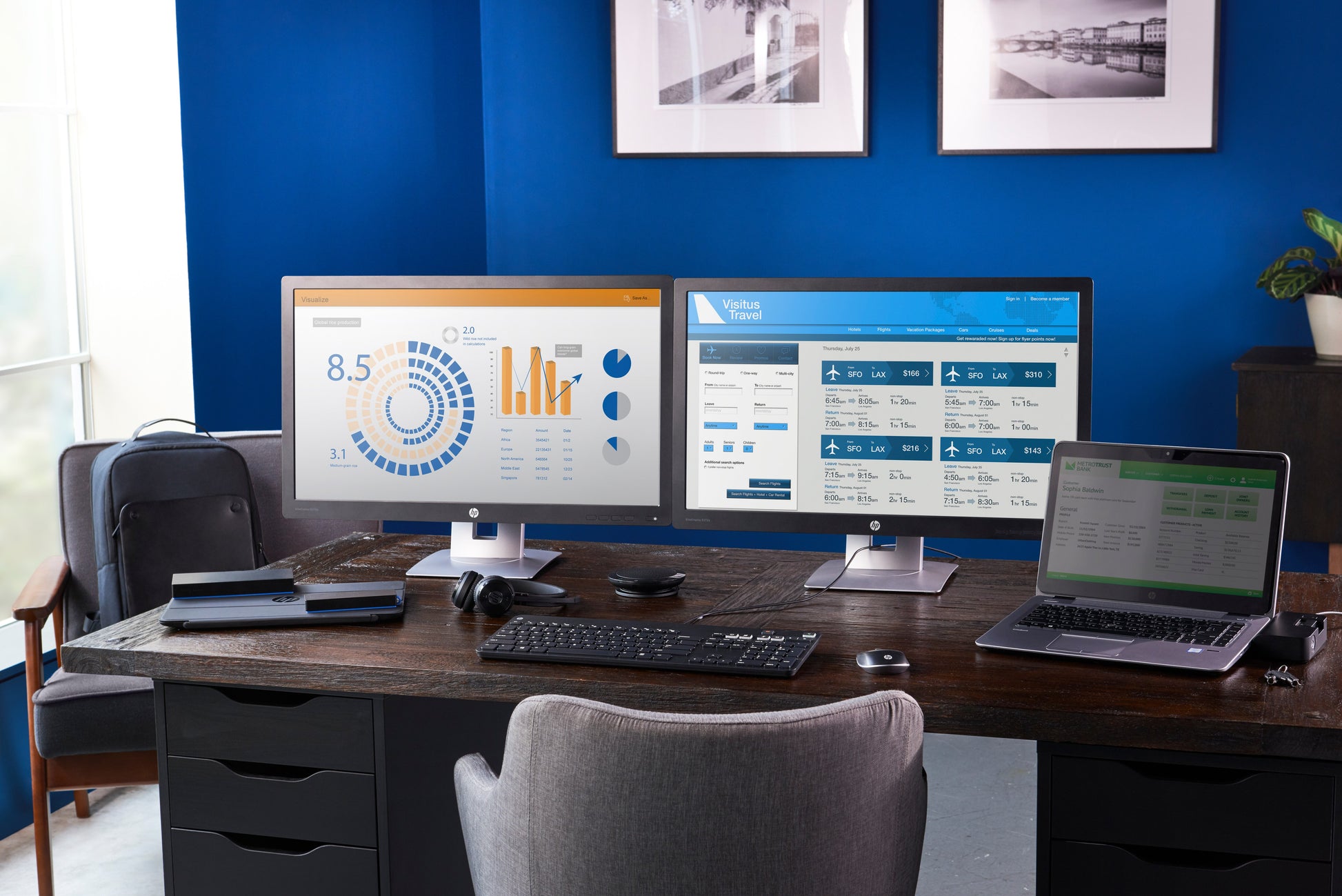 HP Kabelschloss für HP EliteBook & ProBook und HP Docking-Stationen – 1,85 m, 2 Schlüssel – Schwarz