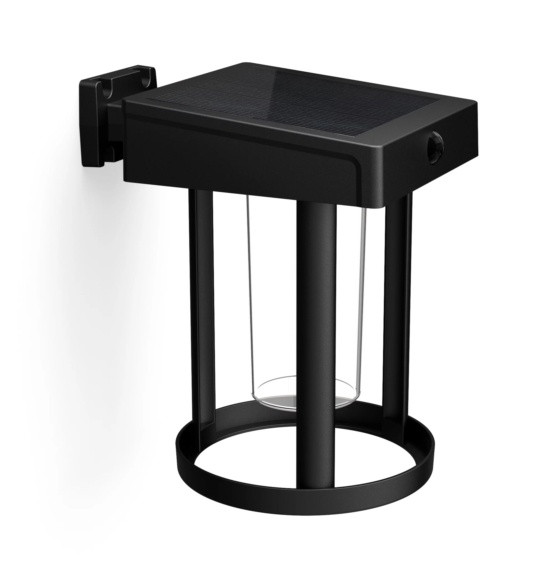 Philips by Signify Philips Aussenwandleuchte – IP44, Solar betrieben, mit Dämmerungs- und Bewegungsmelder, Schwarz, Kunststoff