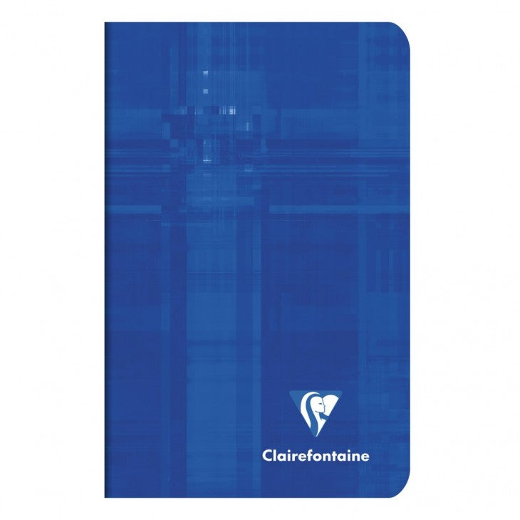 Clairefontaine Notizheft, 75 × 120 mm, kariert, Klammerheftung, Karton, 48 Seiten, 90 g/m² – farbig sortiert