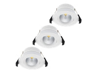 Shelly Downlight Hilux DS8 – 3er Pack, 8 W, 2200–6000 K, WiFi/BT, weiss, CRI 95