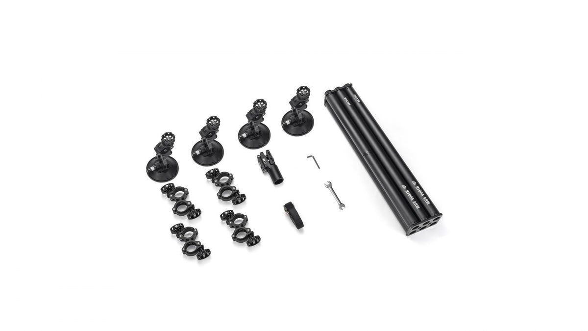 Tilta HDA-SRK Speed Rail Schiene – 50 kg Traglast, Aluminium/Edelstahl – für Auto – Schwarz – 6er-Pack