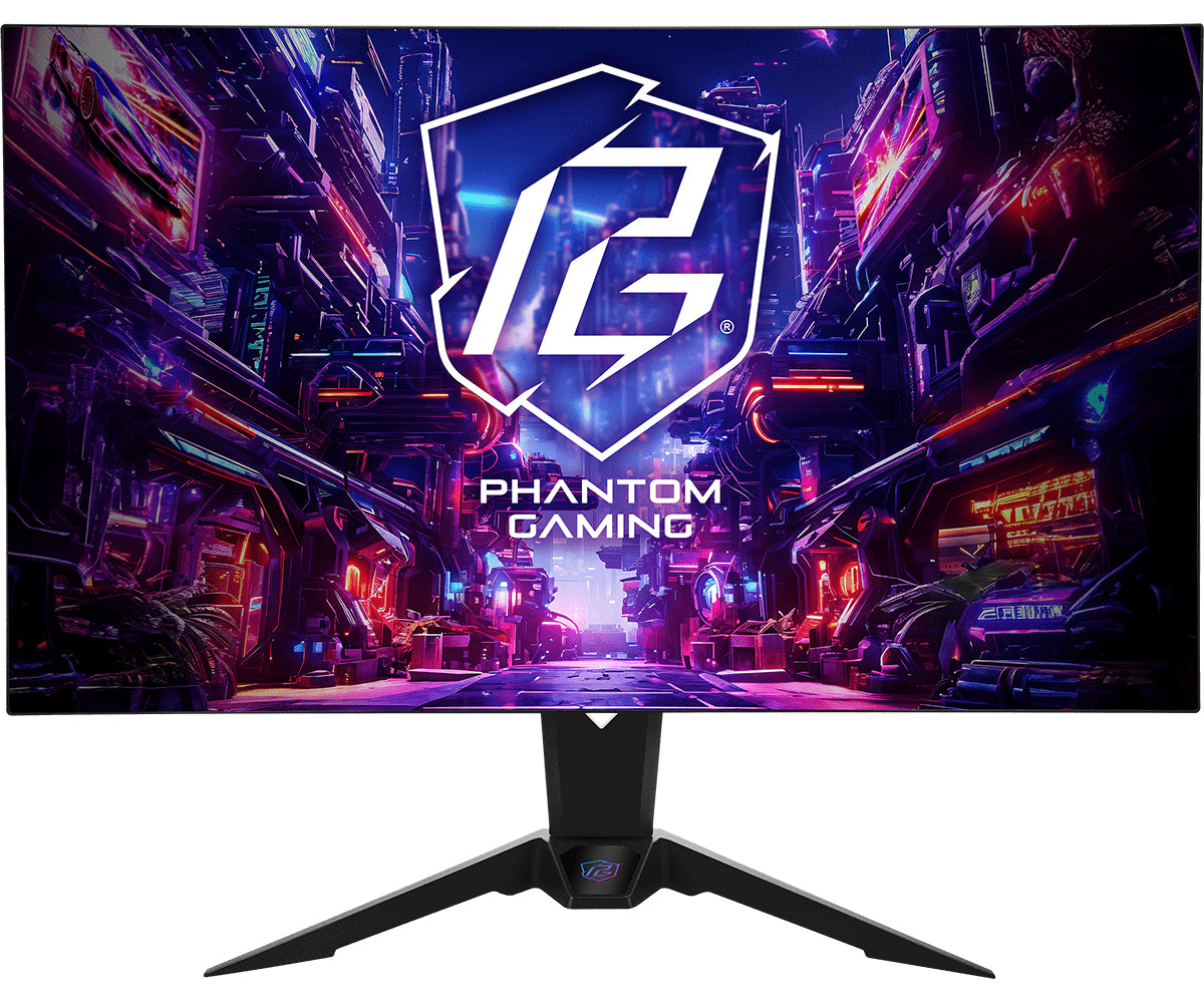 ASRock PGO32UFS – 31,5", 3840 × 2160 (4K), OLED, 240 Hz, USB-C 65 W, KVM, DisplayHDR 400 True Black