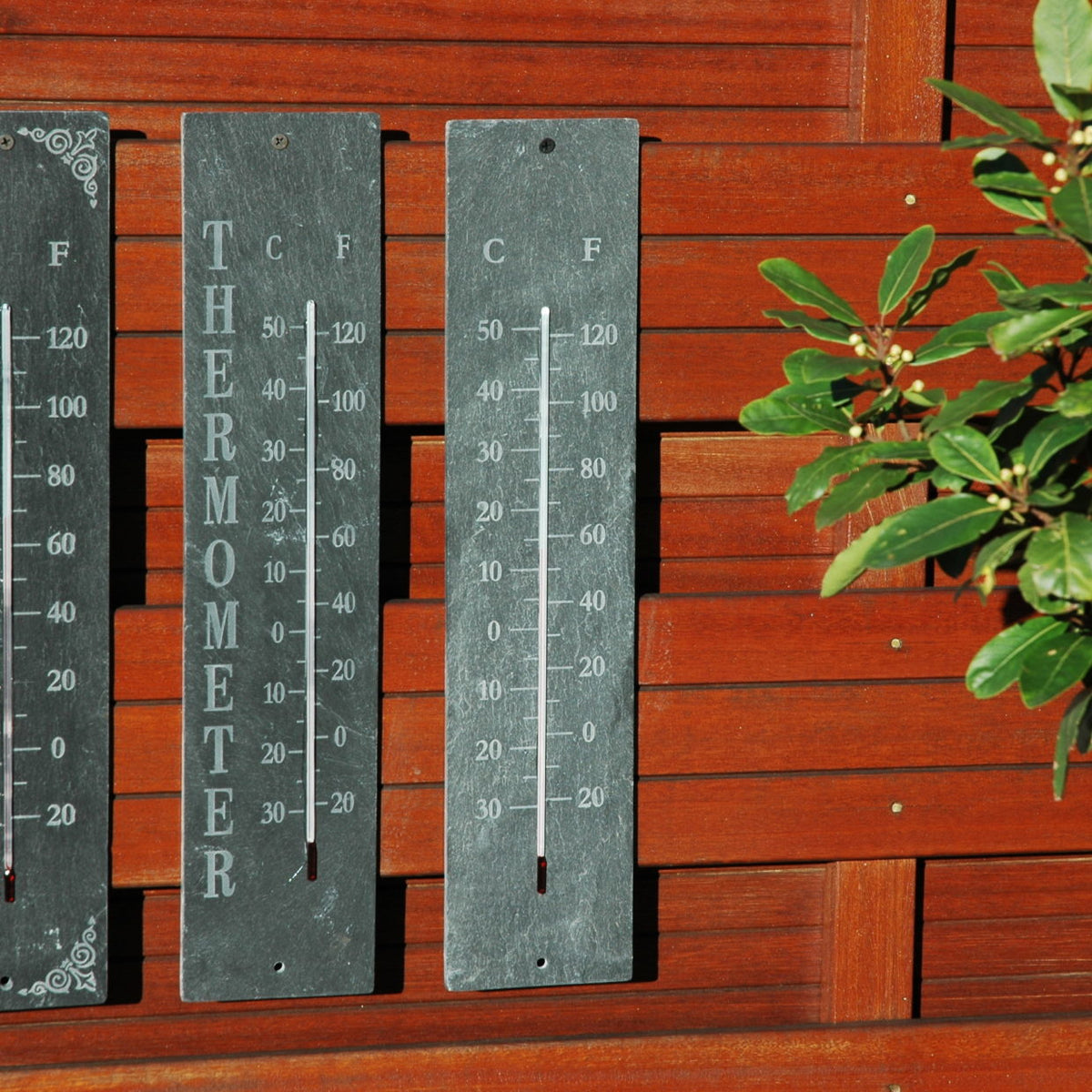 Esschert Design LS006 – Thermometer, innen/außen – grau (6er-Pack)