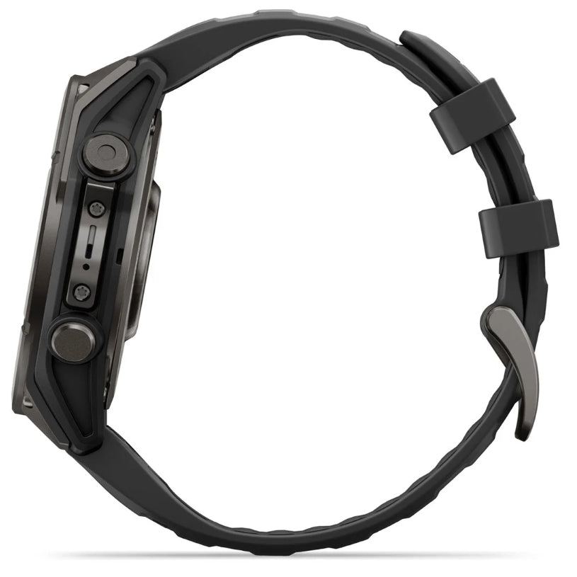 Garmin Fenix 9 47 mm GPS – Titan Carbongrau, Grau, 100 m, für Android, iOS