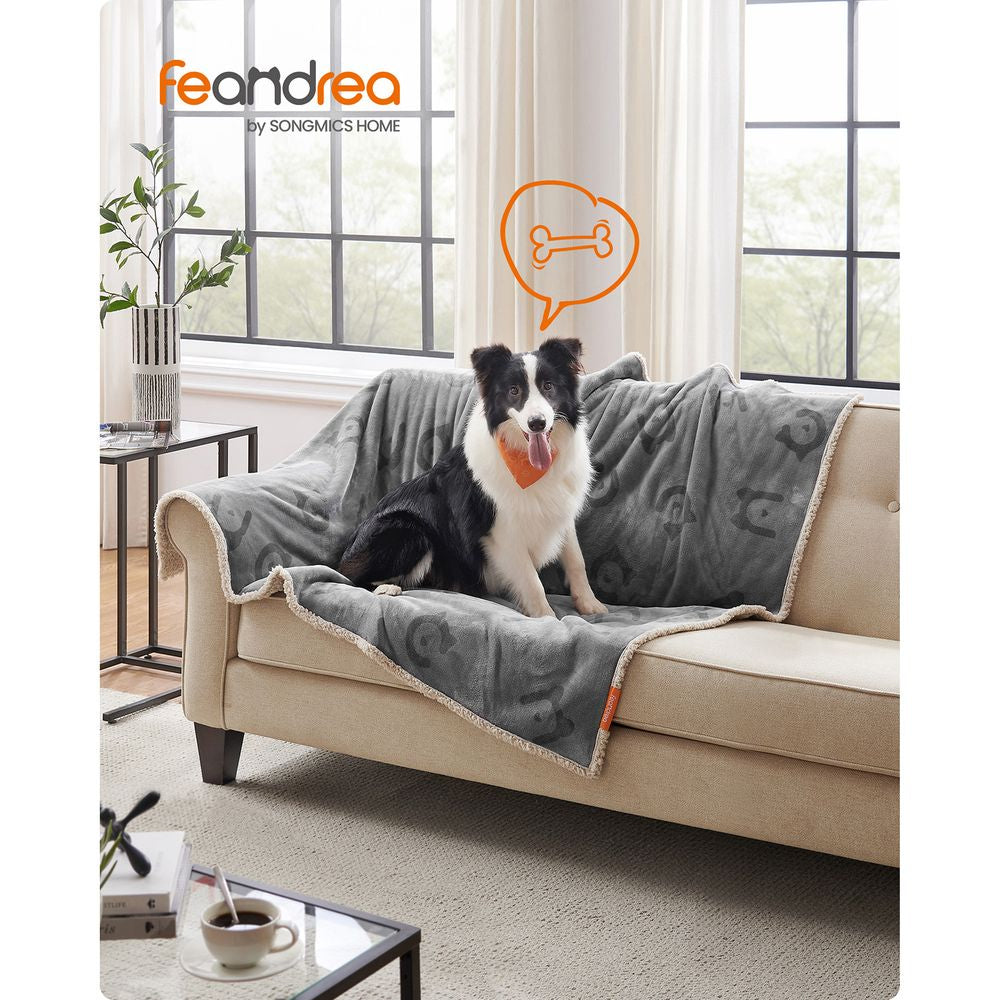 Feandrea Wohndecke – Thermoplastisches Polyurethan (TPU) & Vlies, Grau – 127 × 152 cm