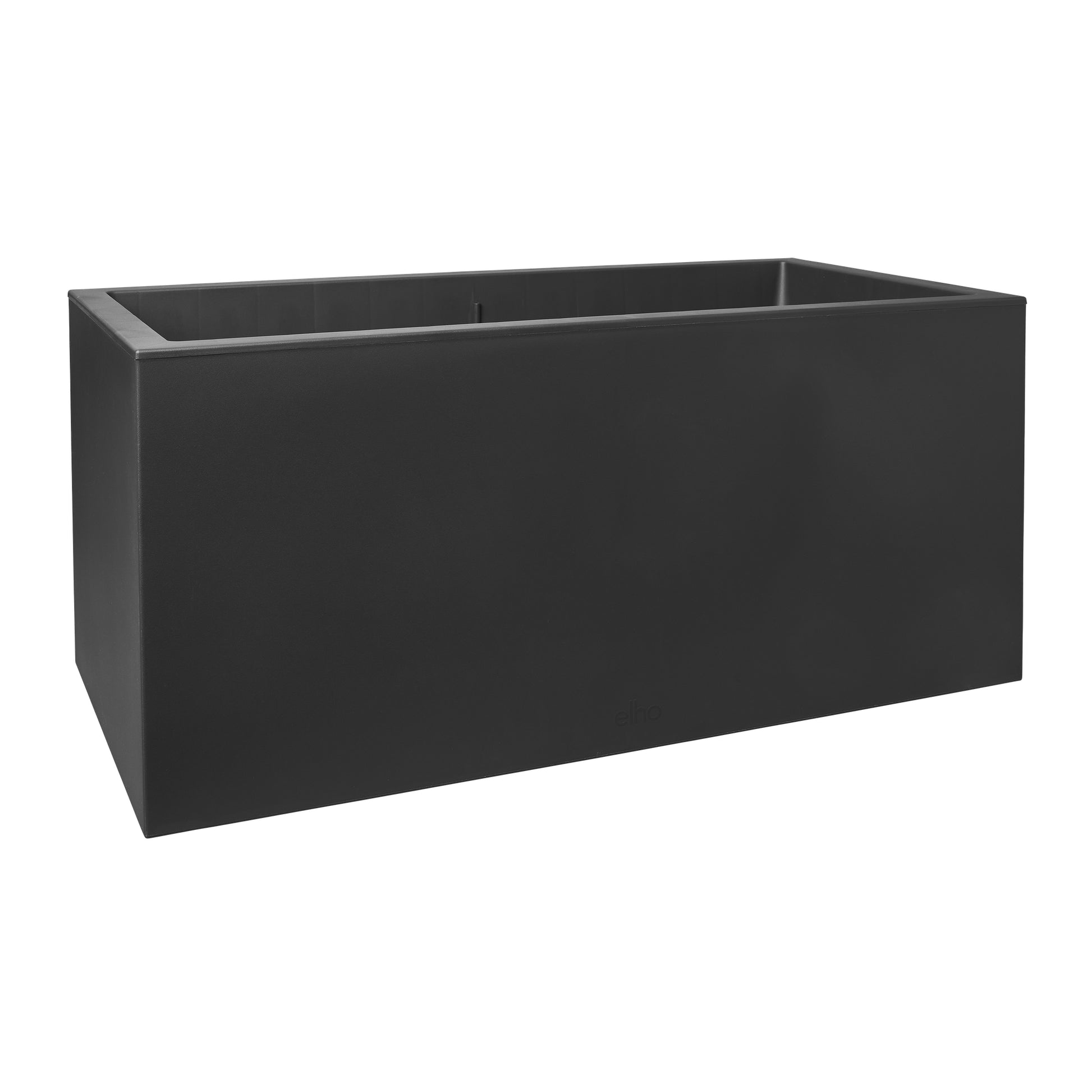 elho Vivo Next Pflanzkübel – 80 × 39 × 38 cm – Kunststoff, Schwarz