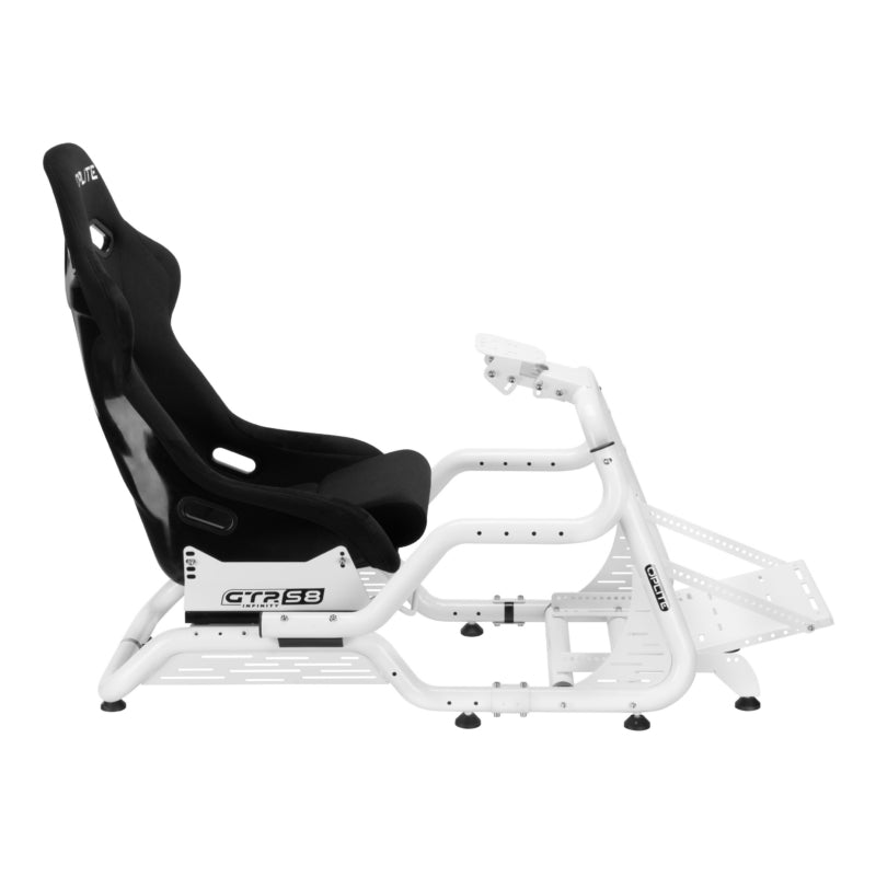 Oplite S8 Infinity Force – Höhenverstellbarer Tisch, 62 × 96 cm, 150 kg, Weiss, Karbonstahl, Glasfaser, für Fa