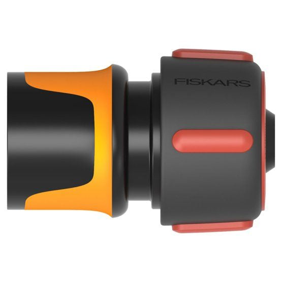 Fiskars Schlauchanschluss – 3/4", Ø 19 mm, Kunststoff, Schwarz/Orange/Rot, 30 Stk.