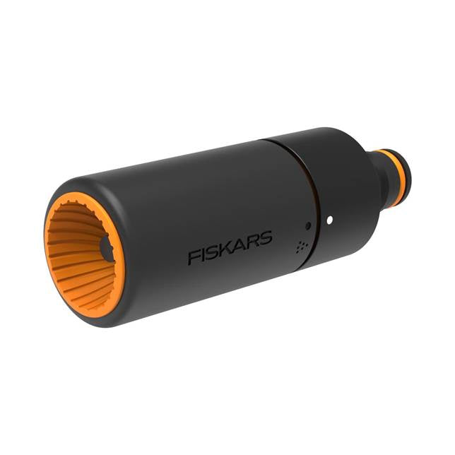 Fiskars Reinigungsgeräte-Zubehör Schlauchdüse – grau/orange – 10,5 × 3,6 × 24,5 cm, 1 Stk.