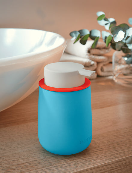 Leitz Cosy Seifenspender – Keramik, Blau, 300 ml