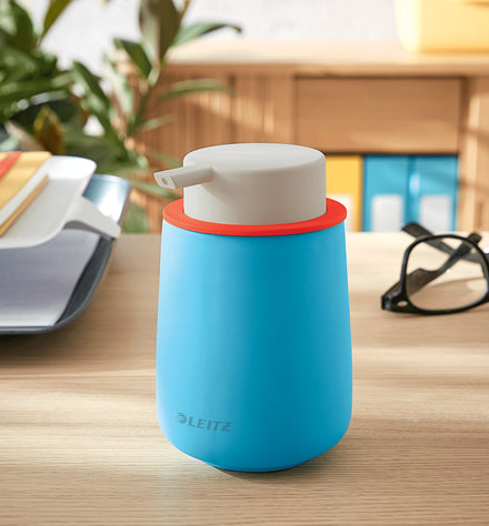Leitz Cosy Seifenspender – Keramik, Blau, 300 ml
