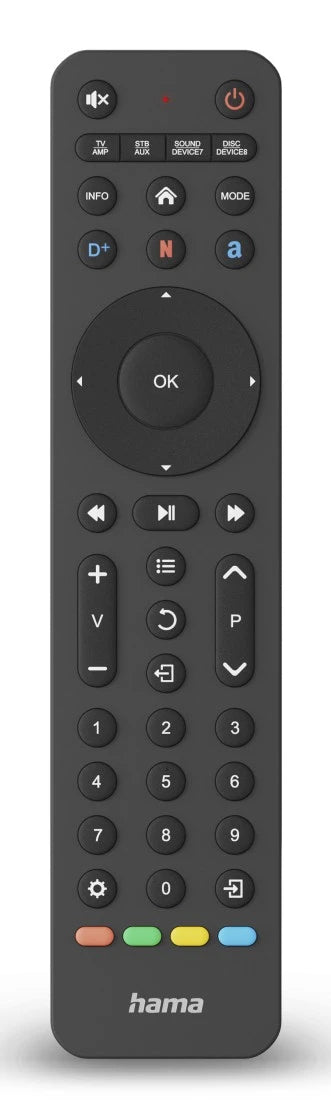 Hama TV-Fernbedienung 00221055 – IR, Schwarz