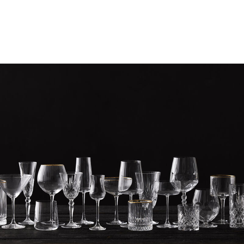 Lyngby Glas Lyngby Trinkglas Zero – 6er Set, 420 ml, Ø 8,4 cm, Kristallglas, Transparent, spülmaschinenfest