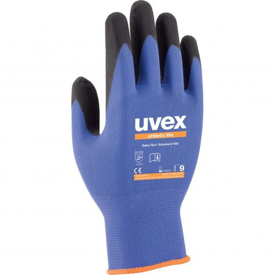 Uvex Arbeitshandschuh – Polyamid, Mehrfarbig