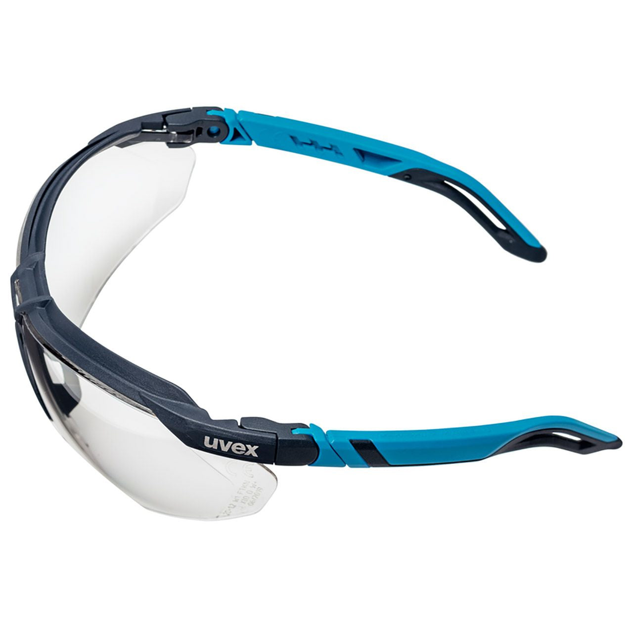 Uvex i-5 9183 Schutzbrille – Antibeschlag, Kratzfest, Grau, Anthrazit/Limette, Polycarbonat (PC), inkl. 1 St.