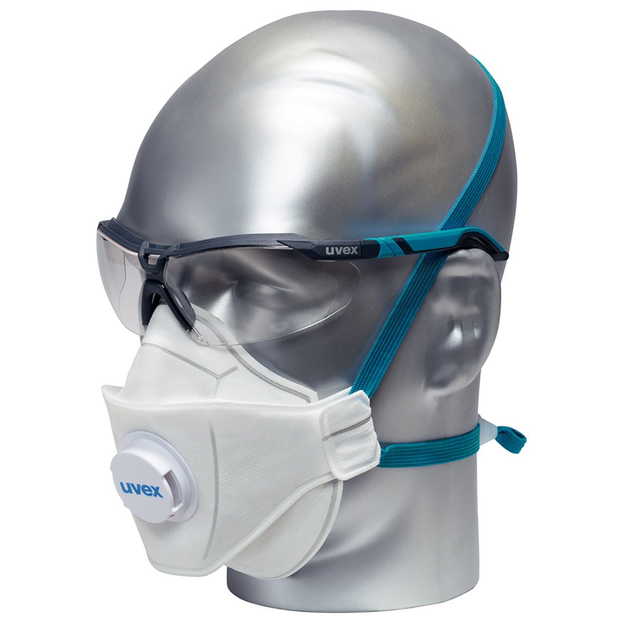 Uvex i-5 9183 Schutzbrille – Antibeschlag, Kratzfest, Grau, Anthrazit/Limette, Polycarbonat (PC), inkl. 1 St.