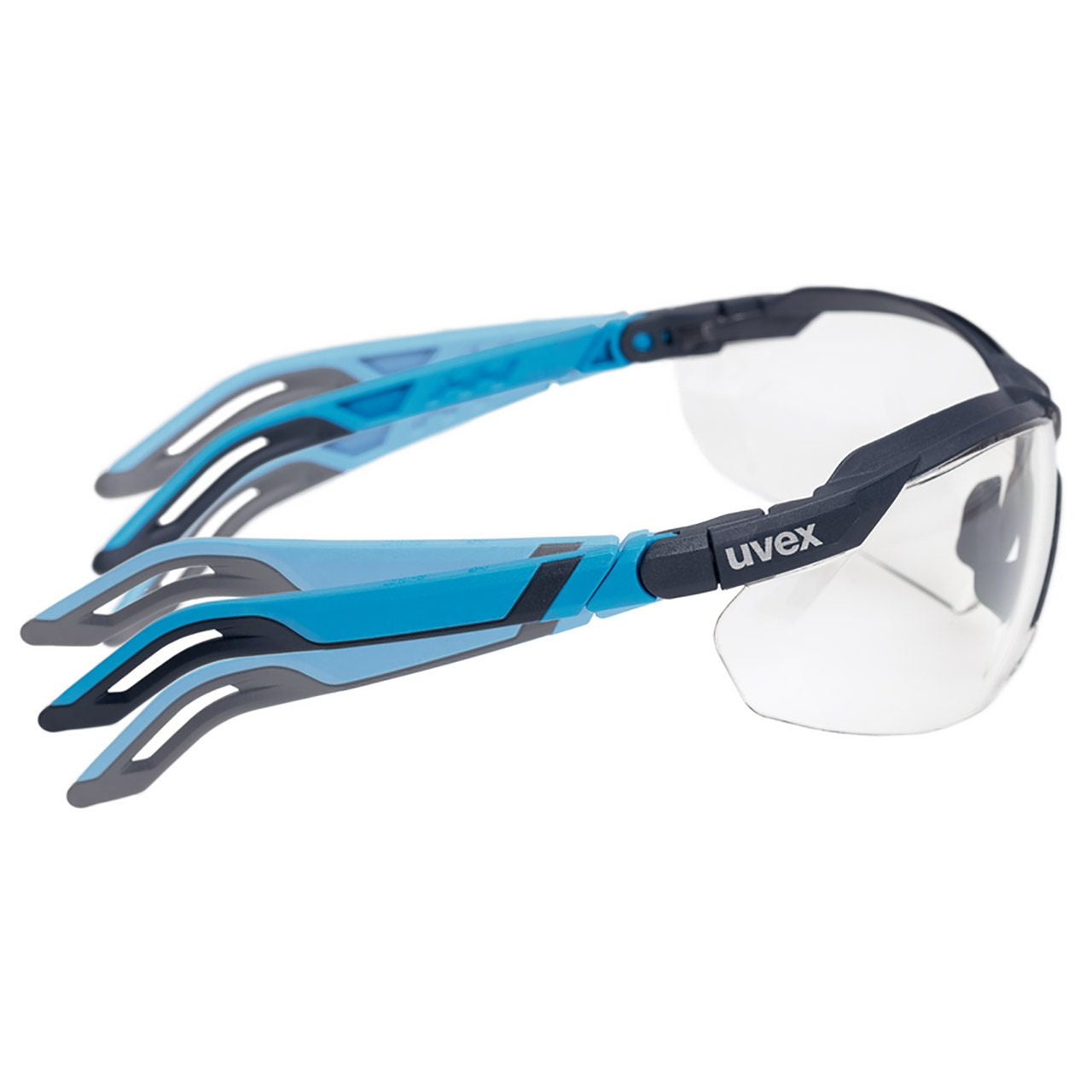 Uvex i-5 9183 Schutzbrille – Antibeschlag, Kratzfest, Grau, Anthrazit/Limette, Polycarbonat (PC), inkl. 1 St.