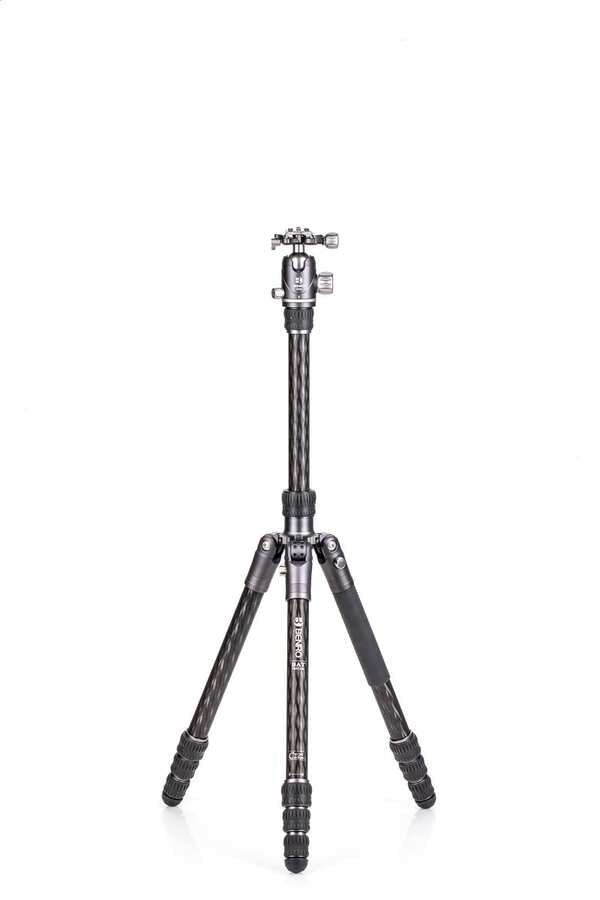 Benro FBAT24CVX25 Bat Dreibeinstativ – 177 cm, Carbon, 4 Sektionen, 16 kg – Kugelkopf & Schnellwechselplatte