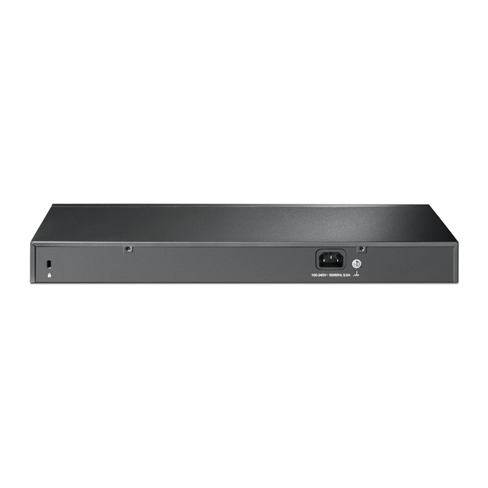 TP-Link TL-SG1428PE – Managed L2 Switch – 24× 1G (PoE+), 2× 1G, 2× SFP, PoE-Budget 250 W, 19", 1U