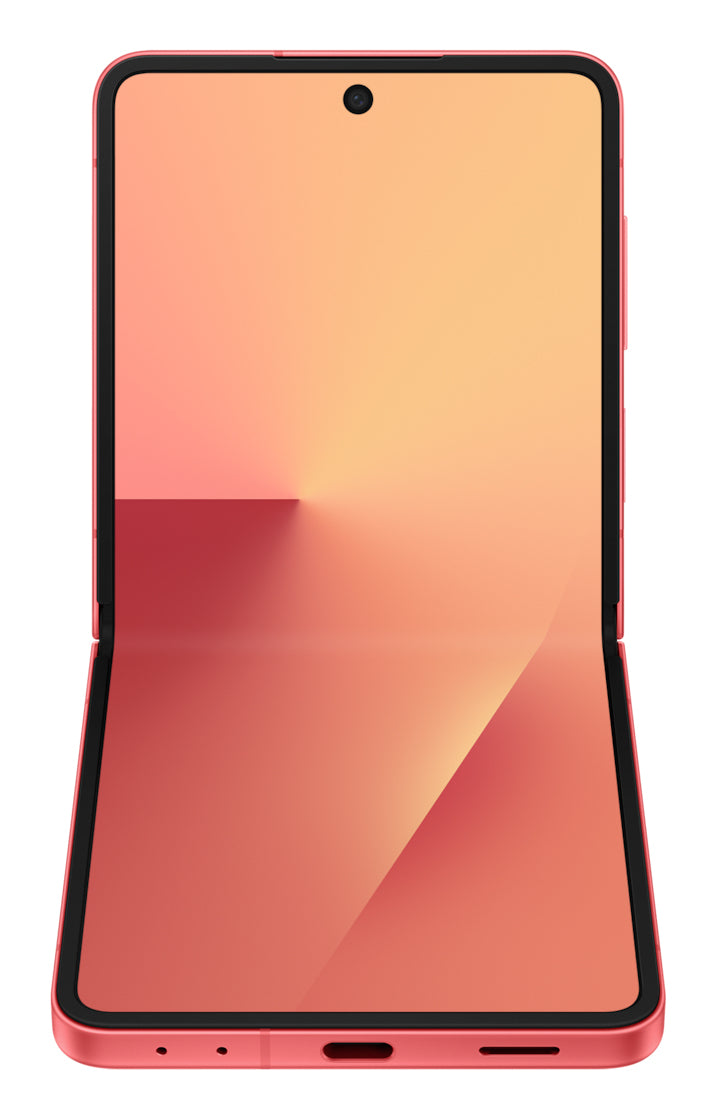 Samsung Galaxy Z Flip7 – Koralle, 6,9", 2520 × 1080, Android, 256 GB, 12 GB, Dual-SIM, 5G, NFC