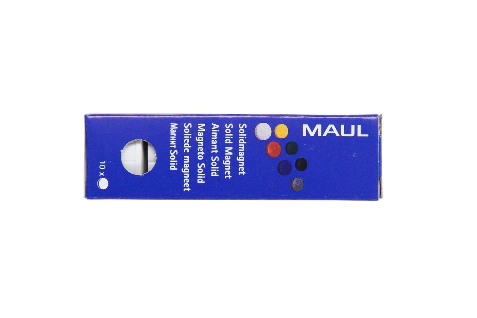 MAUL Starter-Kit, inkl. Magnete, Ø 24 mm, weiss, Kunststoff – für Whiteboards – 10-teilig
