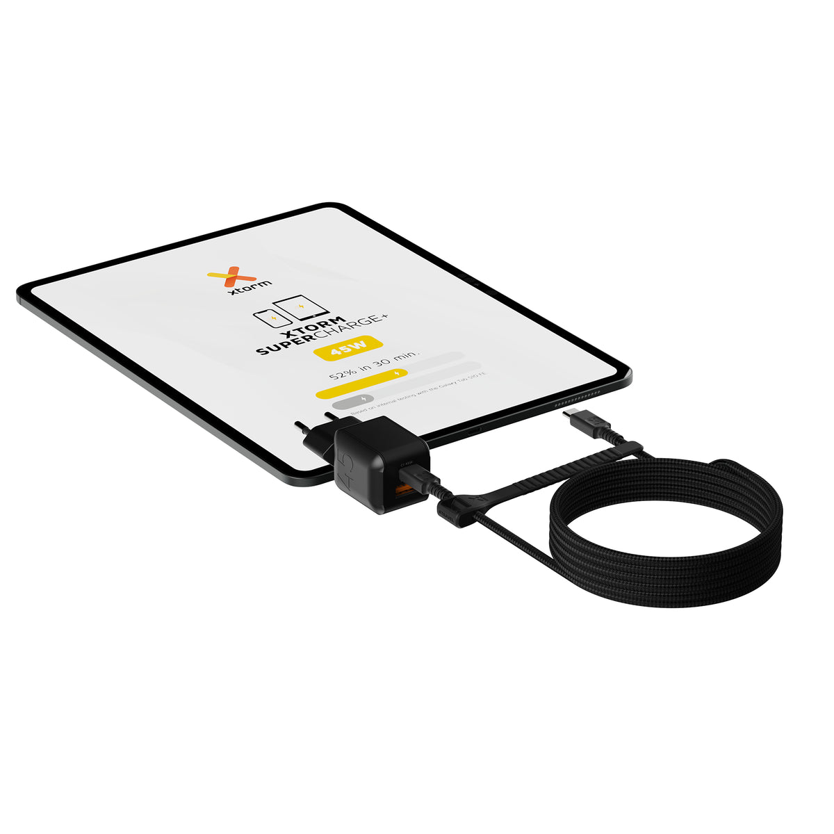 Xtorm XECNG451 USB-Ladegerät 45 W – USB-C×1, USB-A×1 – PD, QC 3.0, GaN