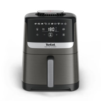 Tefal Heissluftfritteuse EY551HCH – 5 l, 1670 W, 10 Programme – schwarz/grau/edelstahl