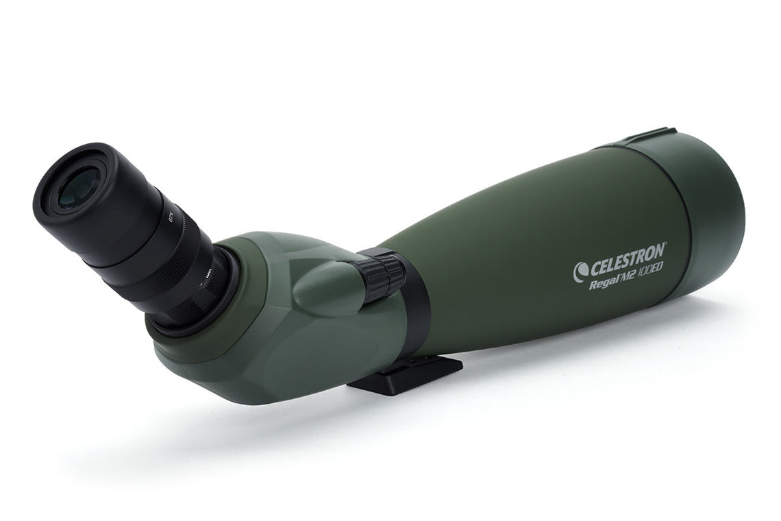 Celestron Regal M2 100ED – 22–67×, 100 mm Objektiv, BaK-4, wasserfest, grün