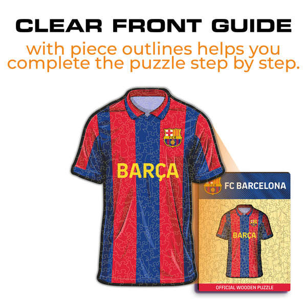Iconic Puzzles FC Barcelona - Trikot - Logikspiel, ab 10 Jahren