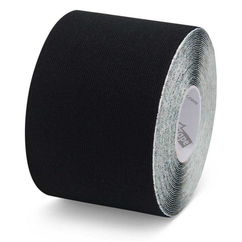 K-Tape Kinesiotape-Binde – 50 mm × 5 m, schwarz, Baumwolle, Spandex, 1 Stück