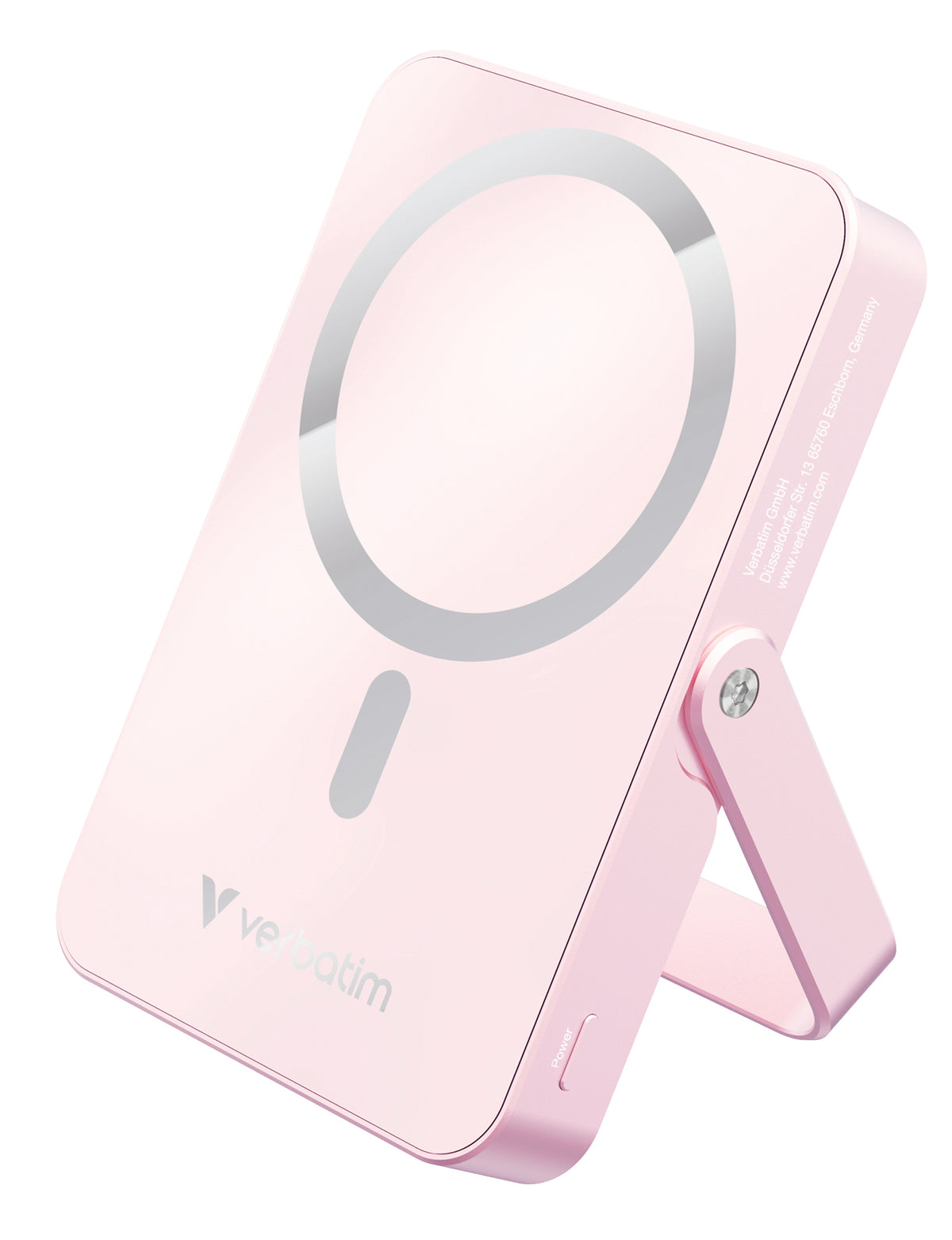 Verbatim MagSafe Powerbank 10'000 mAh – 20 W PD, Wireless 15 W, 1× USB-C, pink