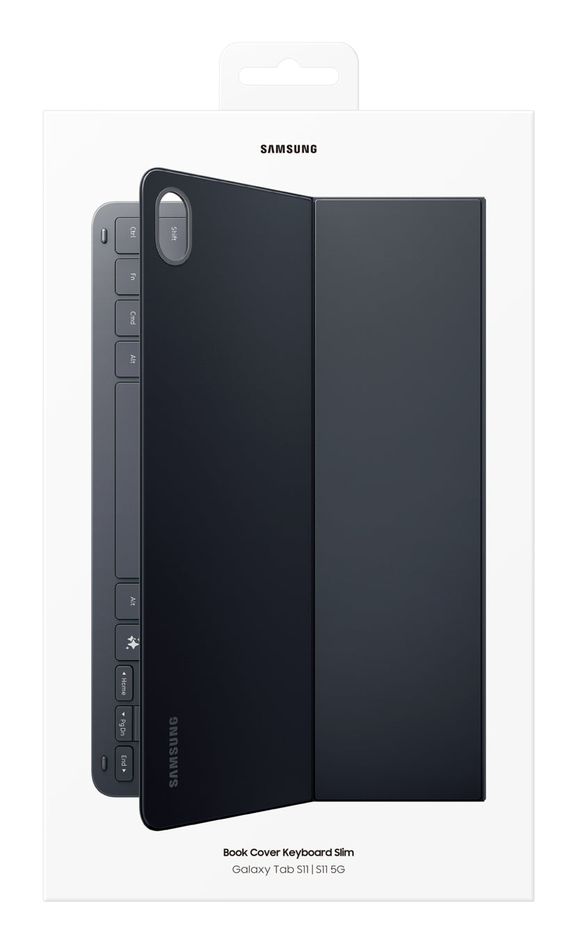Samsung Book Cover Keyboard Slim Notebook-Schutzhülle – für Galaxy Tab S11, für Tablets bis 11", schwarz
