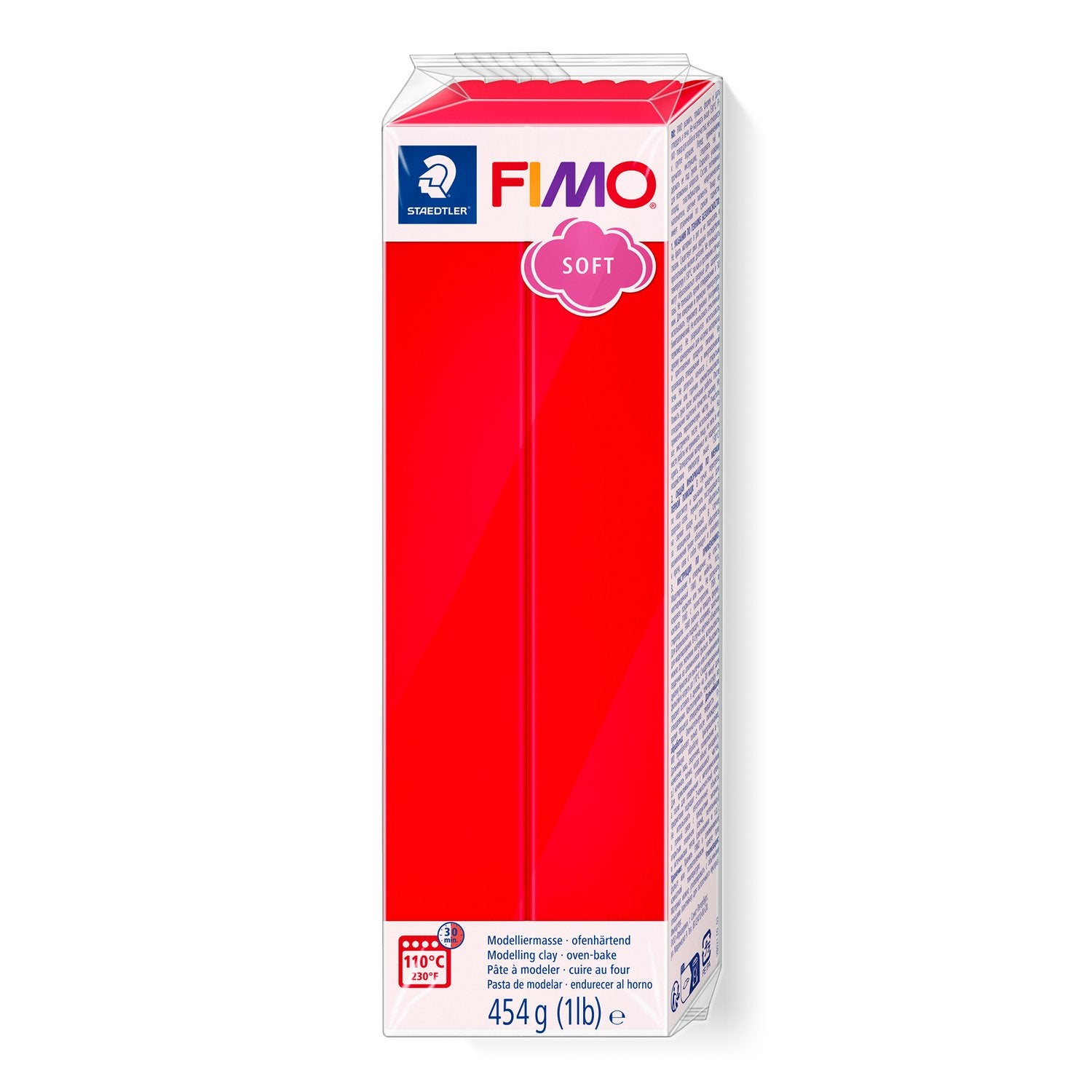 Staedtler FIMO Soft Modelliermasse – Rot, 454 g