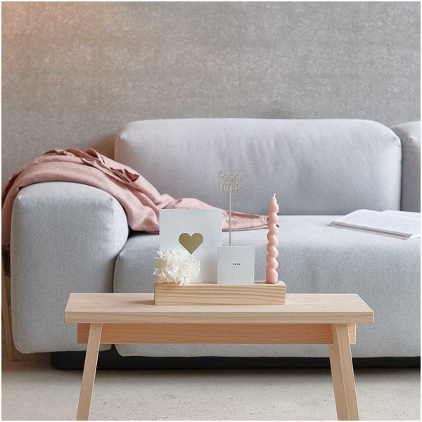 Rico Design Holzständer – Kiefer, beige – 26 × 5 × 4 cm
