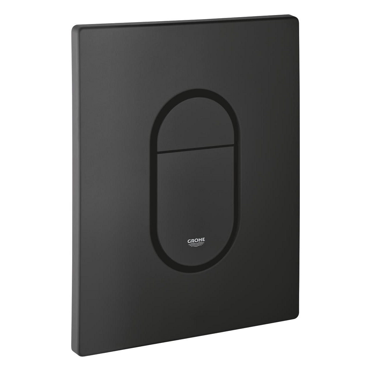 GROHE Arena Cosmopolitan – Abdeckplatte – Kunststoff, Schwarz, 15,6 × 1,2 × 19,7 cm