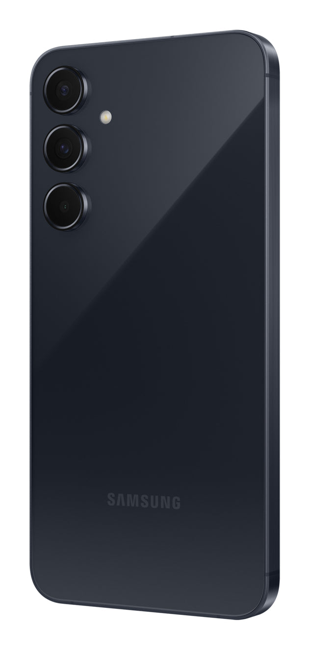 Samsung Galaxy A55 5G – awesome navy, 6,6", 1080 × 2340, Android 14, 128 GB, 8 GB, Dual-SIM, IP67, NFC