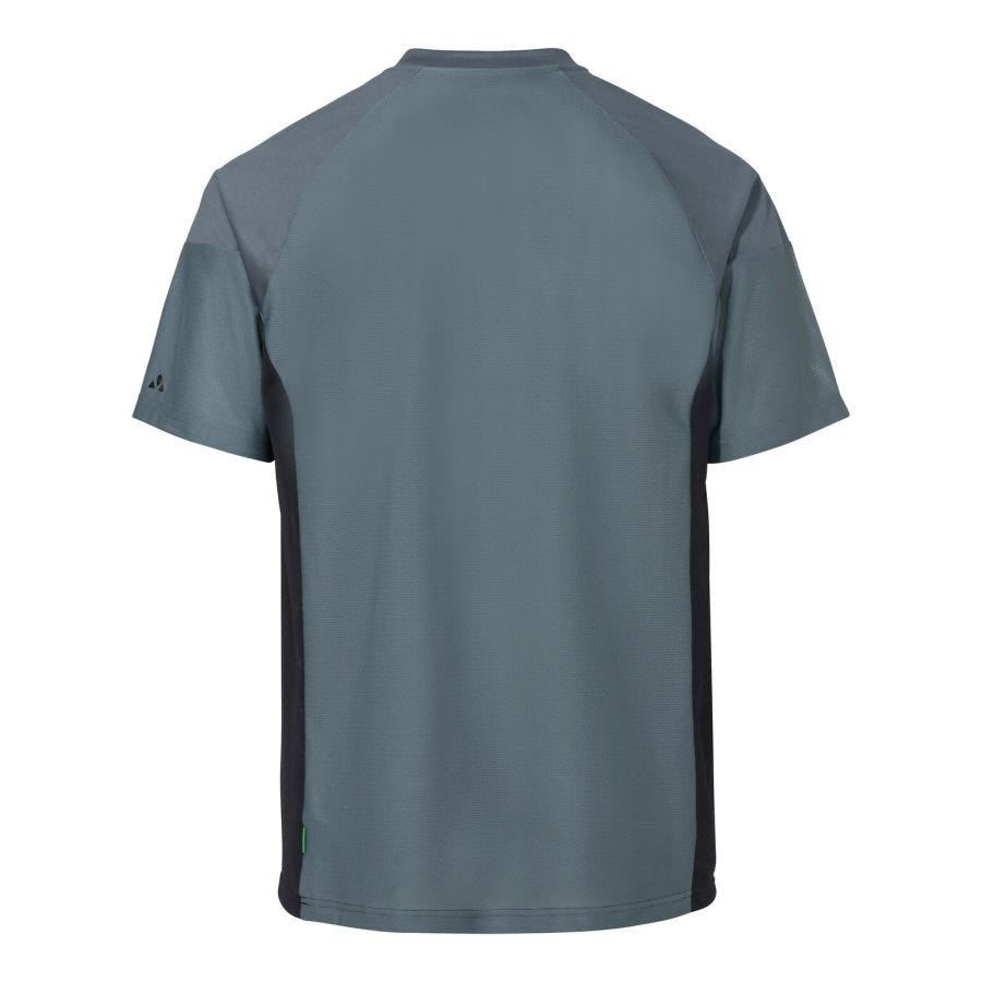 VAUDE T-Shirt Moab VI – M, 1 Stück – Grau, 100% Polyester (recycelt), Grüner Knopf