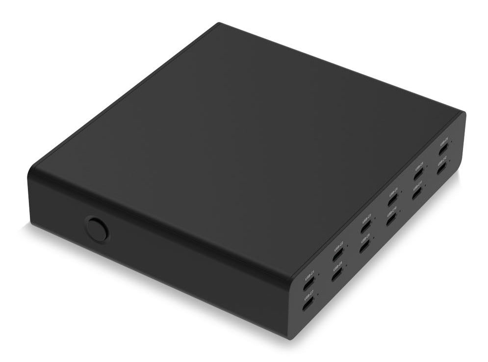LMP SmartCharge 12P Ladegerät – 144 W, 12× USB-C, GaN – für Apple