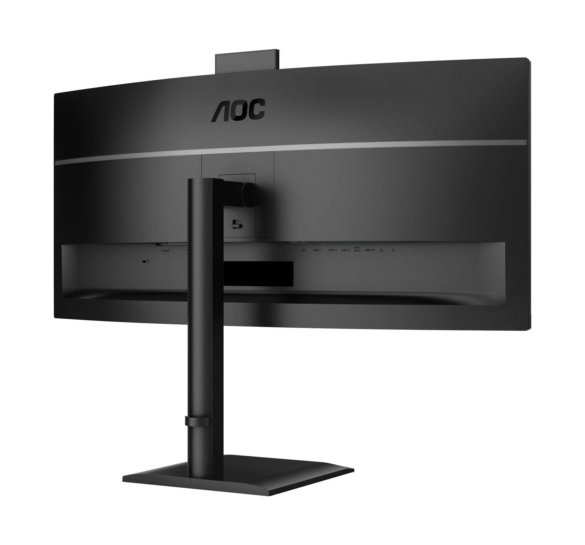 AOC E4 CU34E4CW – 34" Gebogen 1500R, 3440 × 1440 (UWQHD), VA, 120 Hz, USB-C 90 W, Webcam, KVM, LAN