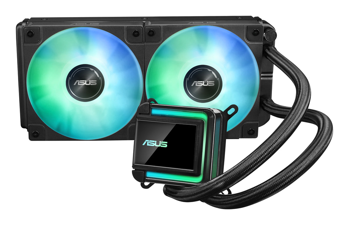 ASUS LC 240 ARGB – All-in-One Flüssigkeitskühler – 2×120 mm Lüfter, ARGB, für LGA 1700, LGA 1851, AM4 und andere