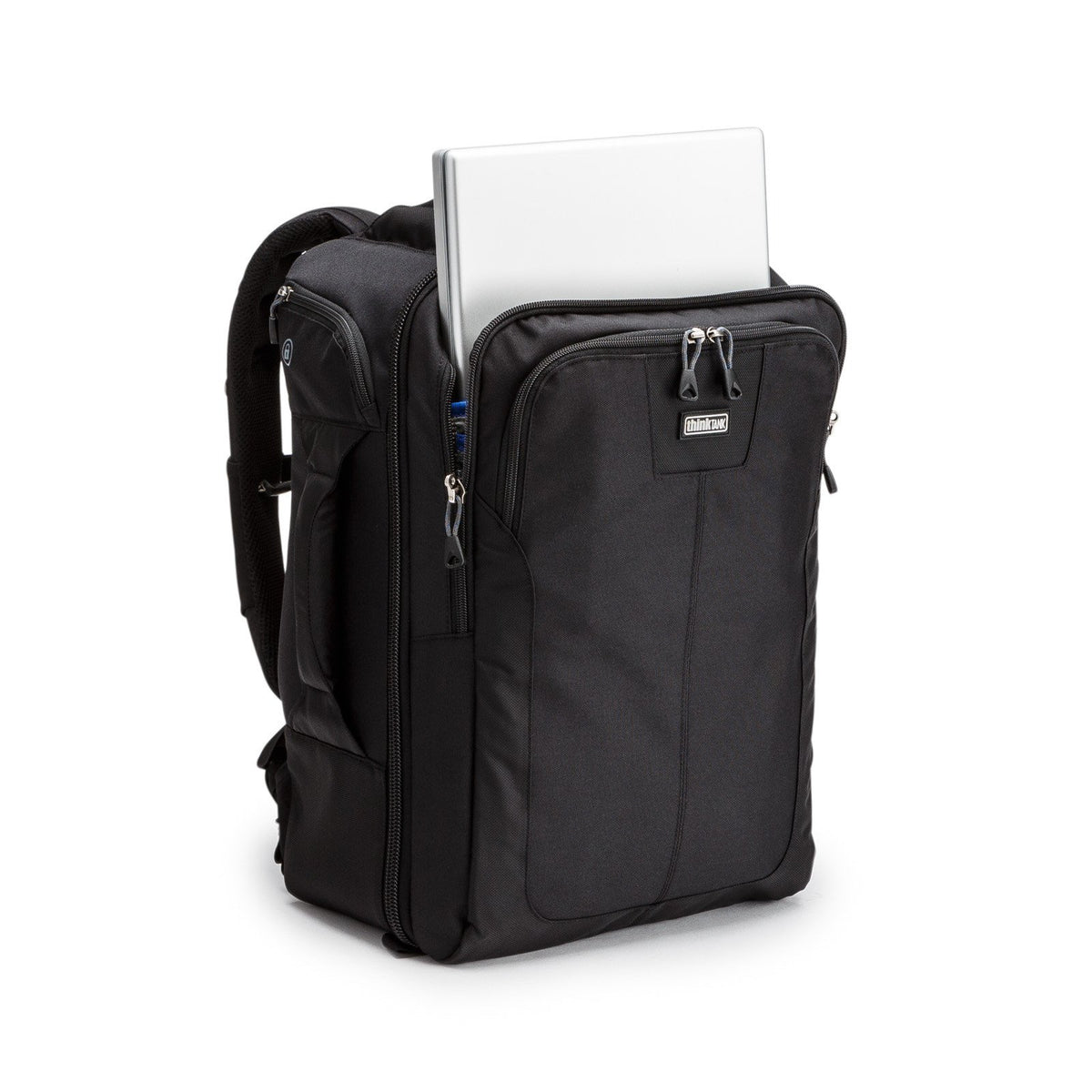 Think Tank Airport Commuter Kamerarucksack – 6 Objektive, Regenhülle – für DSLR- und Systemkameras – Schwarz