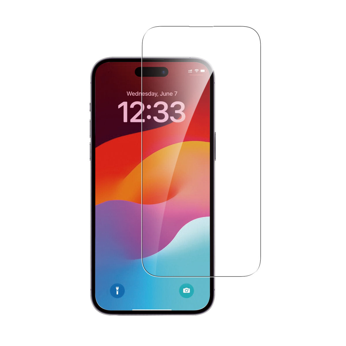 4smarts Displayschutz (Panzerglas), 9H – für iPhone 15 Plus – mit Applikator