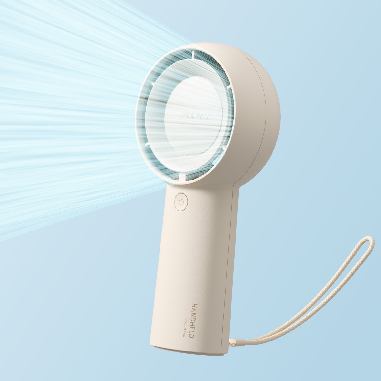 JisuLife Handventilator Life 5 Plus – 5 Stufen, 4000 mAh, USB-C, 16 h, Braun