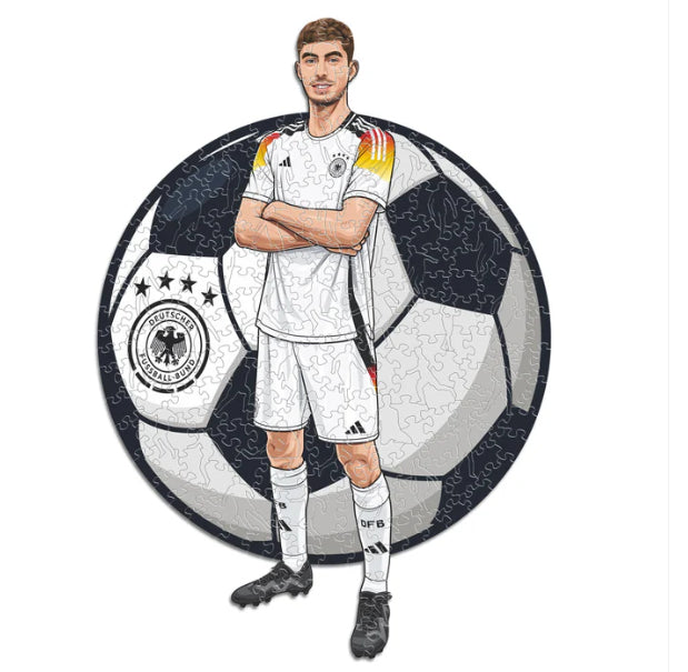 Iconic Puzzles Puzzle Kai Havertz (Deutsche Nationalmannschaft) – 30 × 42 cm – ab 10 J. – Holz, mehrfarbig