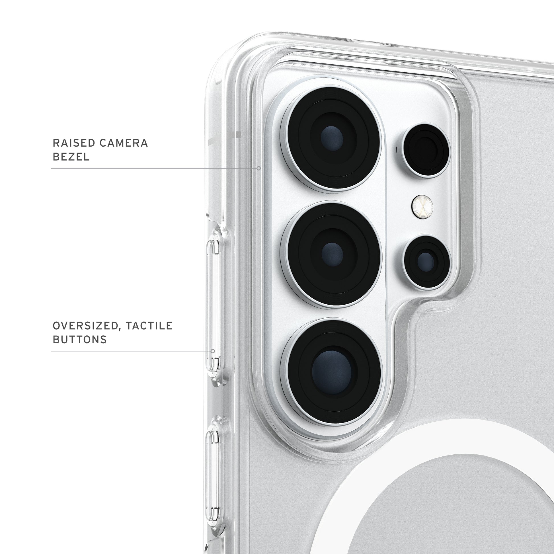 Urban Armor Gear UAG Scout Backcover – für Samsung Galaxy S26 Ultra, MagSafe, mit Ständer, PC, Transparent/Weiss