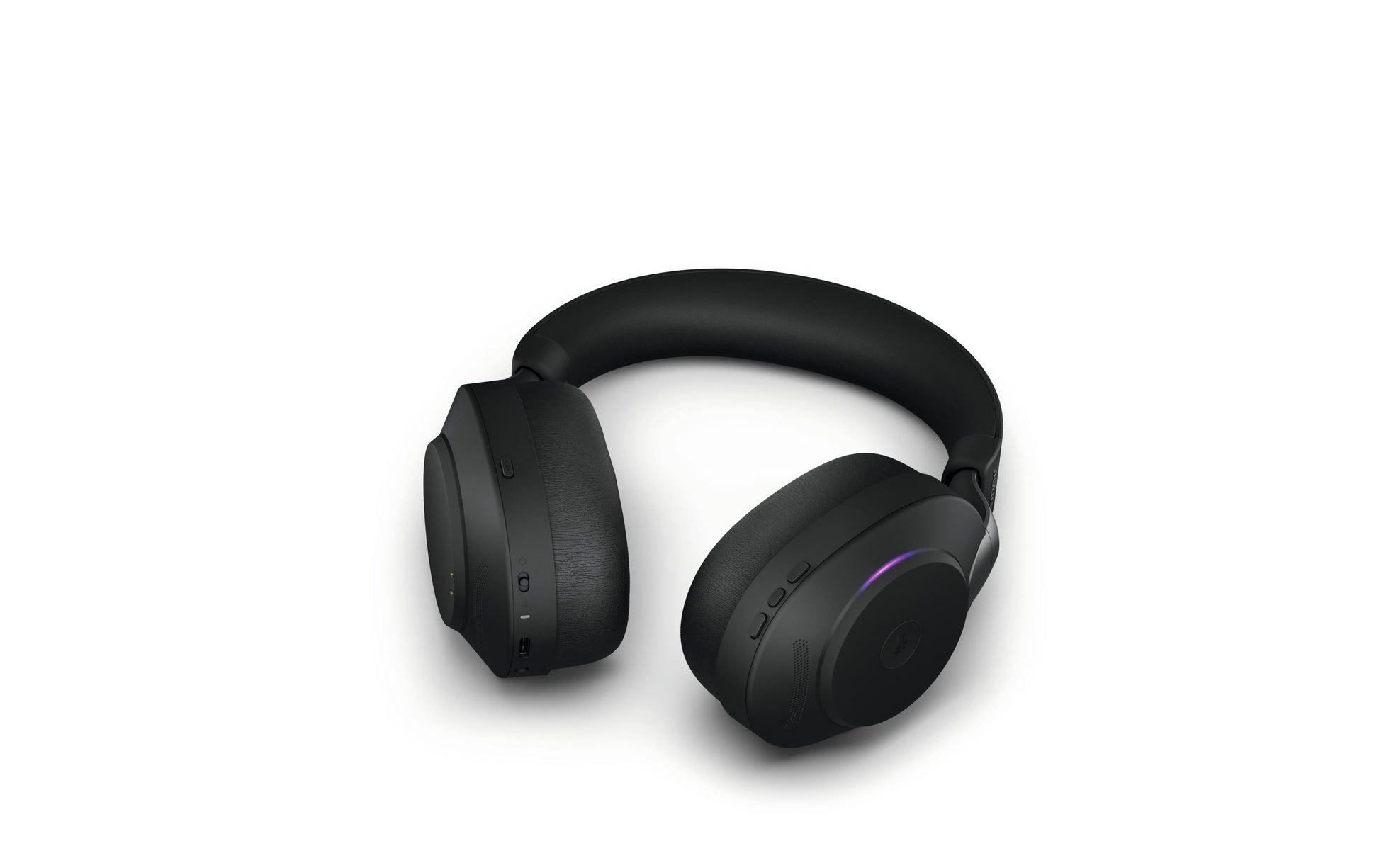 Jabra Evolve2 85 Office-Headset – Over-Ear, Kabel + BT, ANC, MS Teams zertifiziert, mit Ladestation, Schwarz