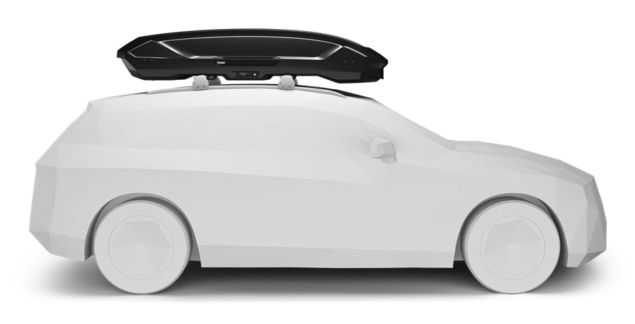 Thule Motion 3 XXL – Dachbox, 600 l, Schwarz glänzend, 92 × 46 × 232 cm