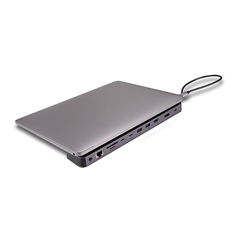Lindy DST-Mini XT 810 Dockingstation – USB-C, 1× DP, 1× HDMI, 2× USB-A, 2× USB-C, 100 W PD, GbE, SD/microSD