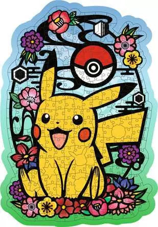 Ravensburger Puzzle Pokemon Pikachu – 300 Teile – 27 × 37 cm – ab 12 J. – Holz – mehrfarbig